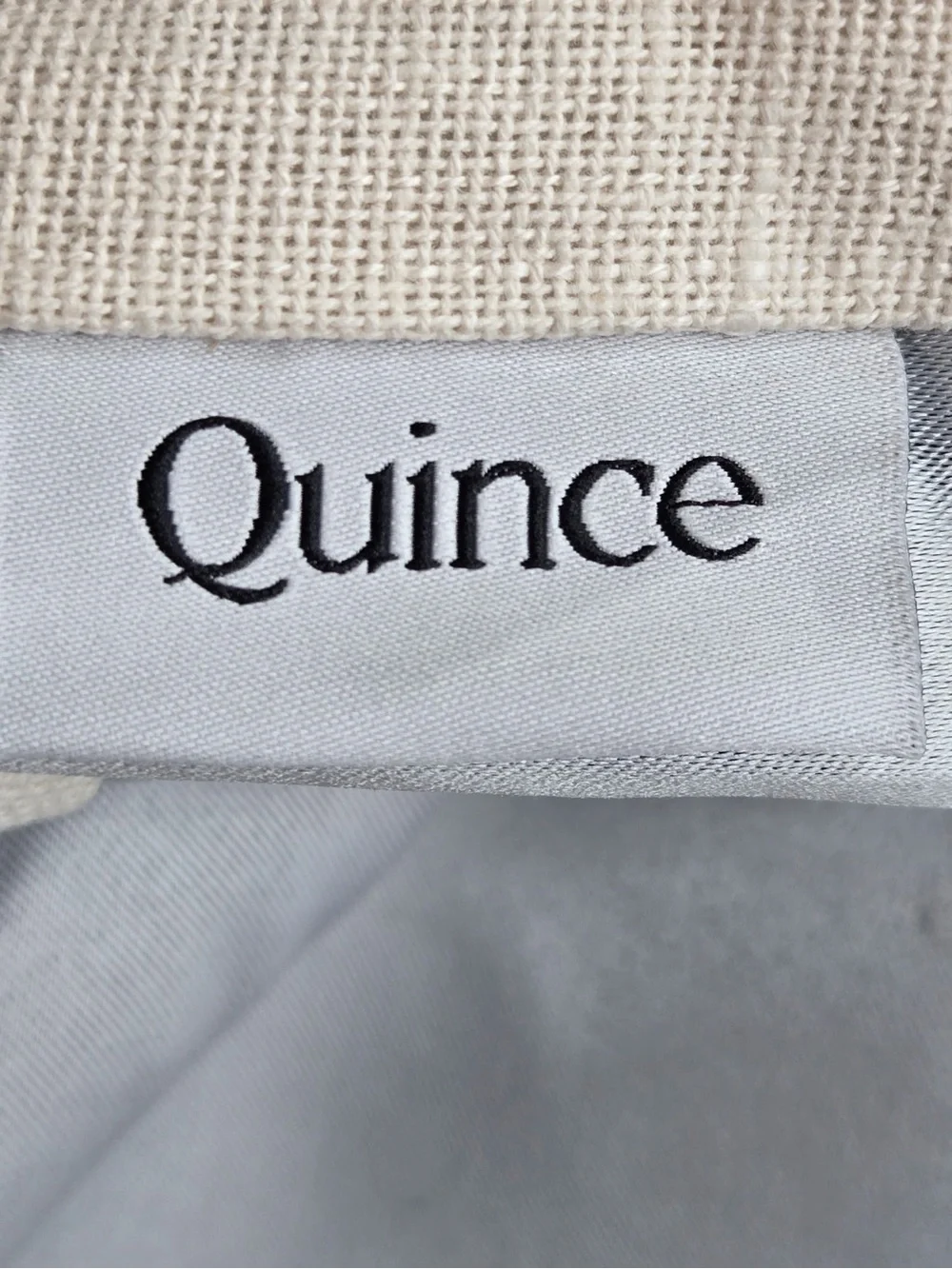 QUINCE Set Of 2 48x84 Cotton Slub Room Darkening Curtains Natural 1095